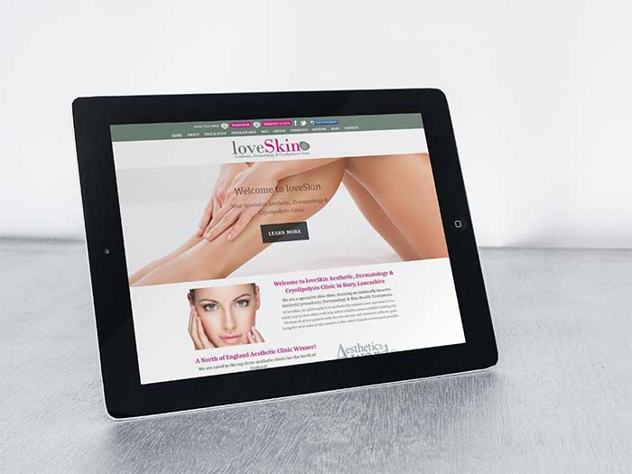 loveSkin - Web Design Oldham