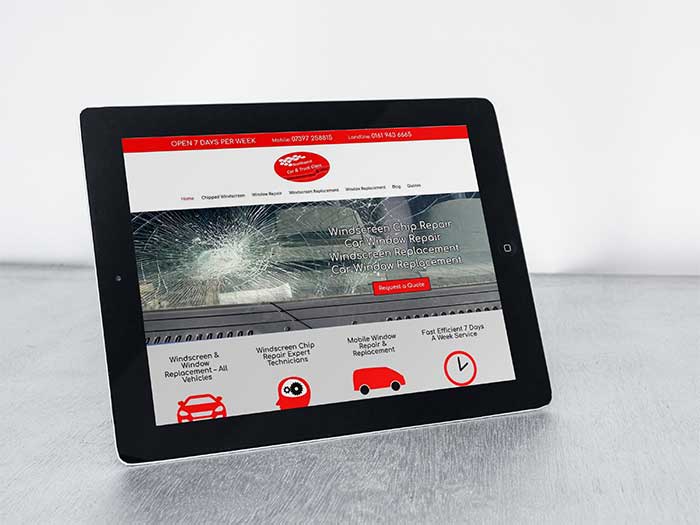 Northwest Car & Truck Glass - Web Design Oldham