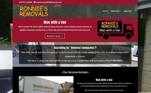 Removal Company Website Design