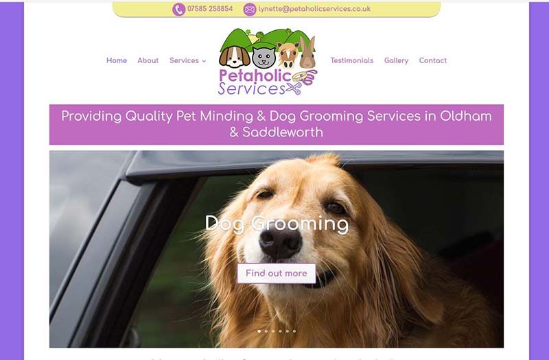 Dog Grooming Website