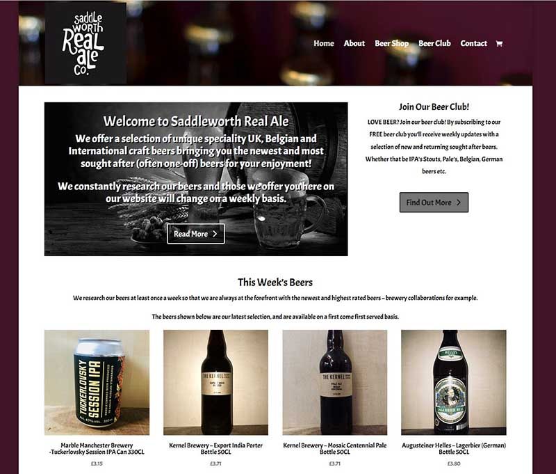 Saddleworth Real Ale is back with a New Online Shop!