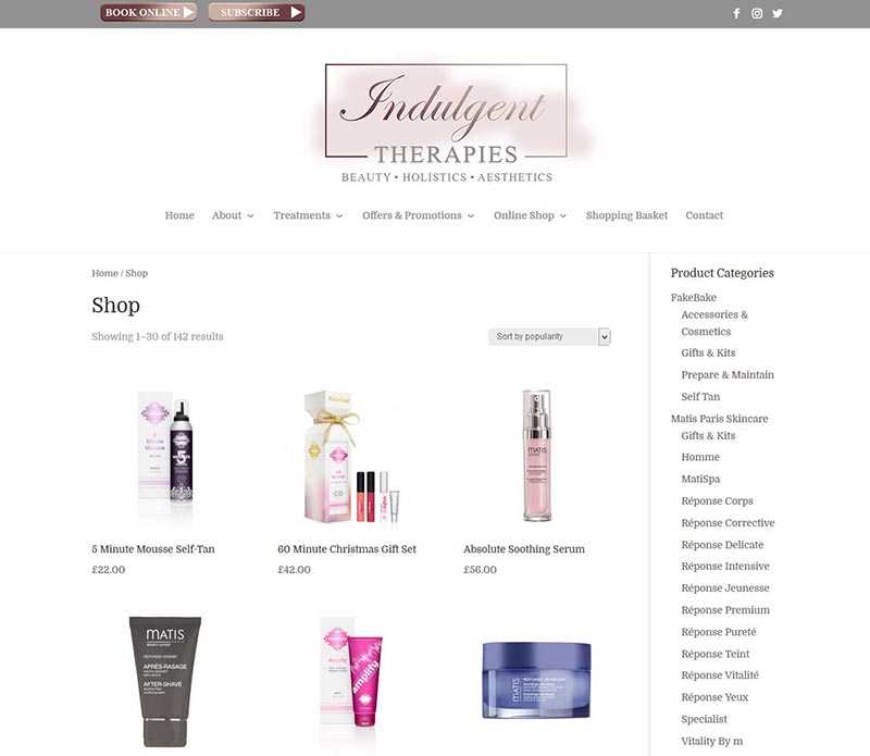Love This New Online Shop Website Design