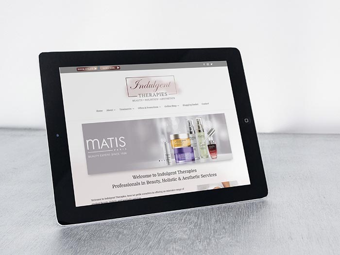 Indulgent Therapies - Ecommerce Web Design Oldham