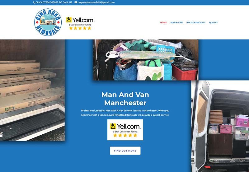 Website Design For A Removal Company