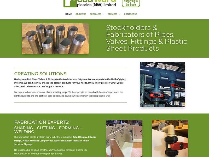 Website Design For A Chadderton Plastic Company