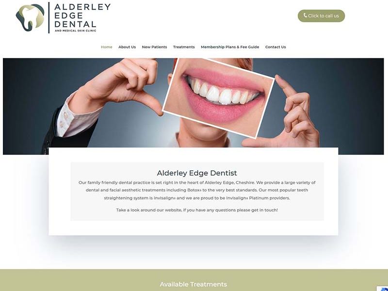 New Website Design For A Dental Practice